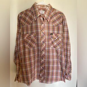 Vintage Wrangler Pearl Snap